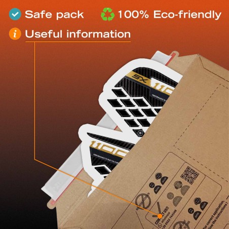 Protectores laterales de depósito Pegatinas 3D compatibles con Kawasaki Ninja 1100SX