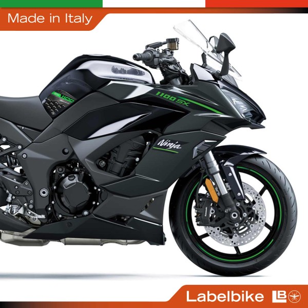 Tank Side Protectors 3D Stickers compatible with Kawasaki Ninja 1100SX