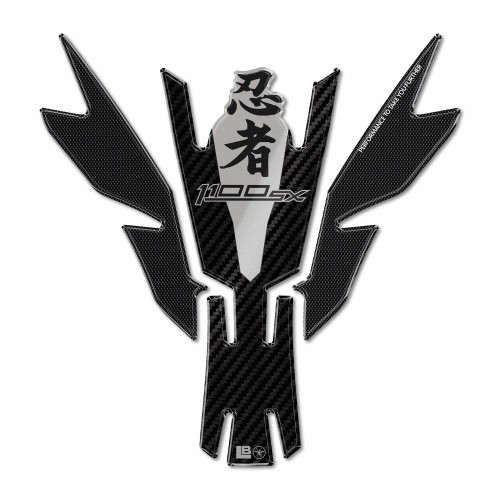                                             Adhesive 3D Tank Protector Motorcycle compatible with Kawasaki Ninja 1100SX
                                          