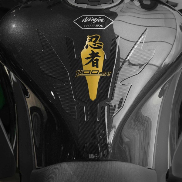 Paraserbatoio Adesivo 3D Protezione moto compatibile con Kawasaki Ninja 1100SX
