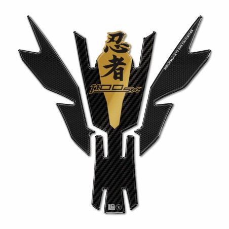 Paraserbatoio Adesivo 3D Protezione moto compatibile con Kawasaki Ninja 1100SX