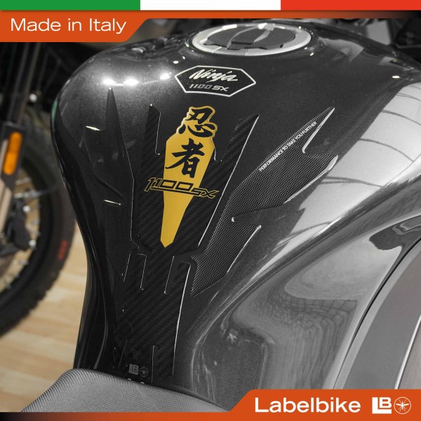 Paraserbatoio Adesivo 3D Protezione moto compatibile con Kawasaki Ninja 1100SX