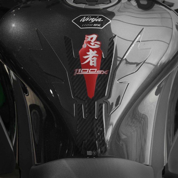 Paraserbatoio Adesivo 3D Protezione moto compatibile con Kawasaki Ninja 1100SX