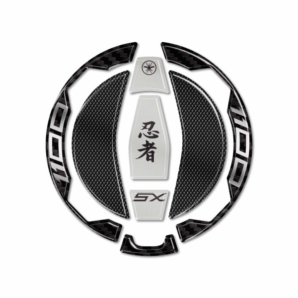 Adesivo Protezione Tappo Serbatoio moto compatibile con Kawasaki Ninja 1100SX