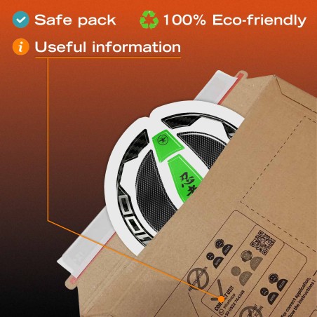 Adesivo Protezione Tappo Serbatoio moto compatibile con Kawasaki Ninja 1100SX