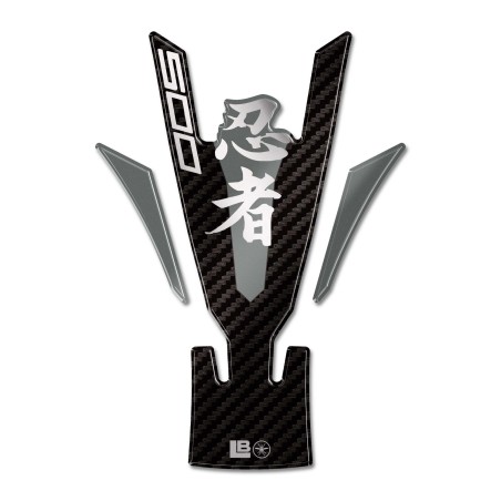 Paraserbatoio Adesivo Protezione moto compatibile con Kawasaki Ninja 500 2024-26