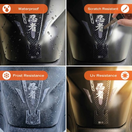 Adhesive Tank Protector Motorcycle compatible with Kawasaki Ninja 500 2024-26