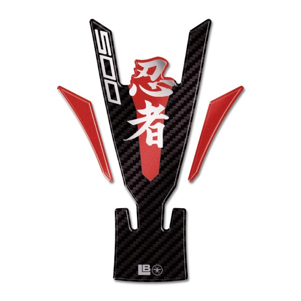 Paraserbatoio Adesivo Protezione moto compatibile con Kawasaki Ninja 500 2024-26