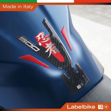 Paraserbatoio Adesivo Protezione moto compatibile con Kawasaki Ninja 500 2024-26