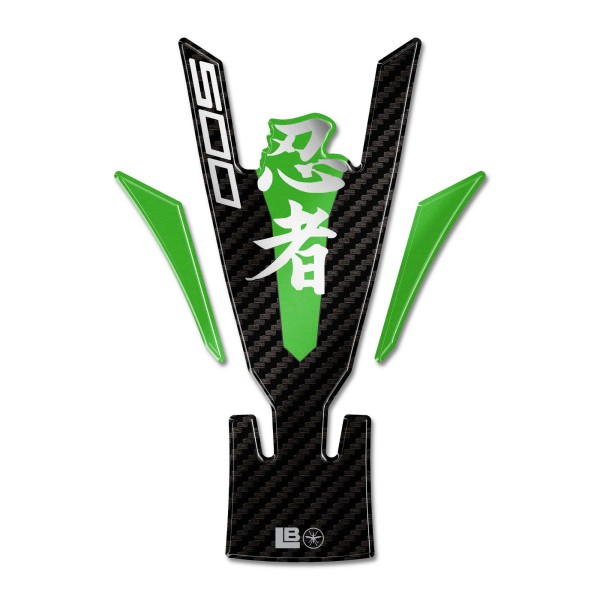 Paraserbatoio Adesivo Protezione moto compatibile con Kawasaki Ninja 500 2024-26