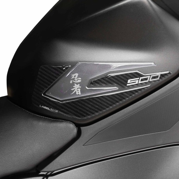 Protezioni Laterali Serbatoio Adesivi compatibili con Kawasaki Ninja 500 2024-26