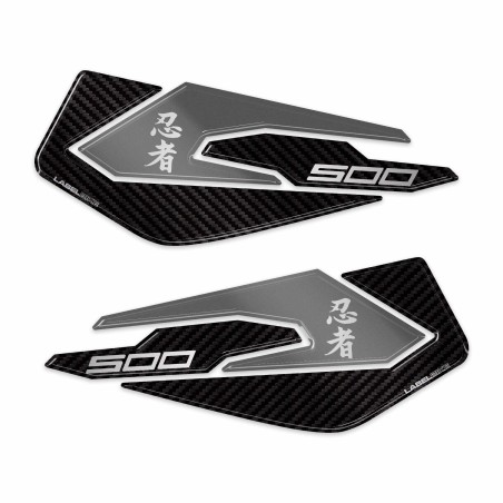 Protezioni Laterali Serbatoio Adesivi compatibili con Kawasaki Ninja 500 2024-26
