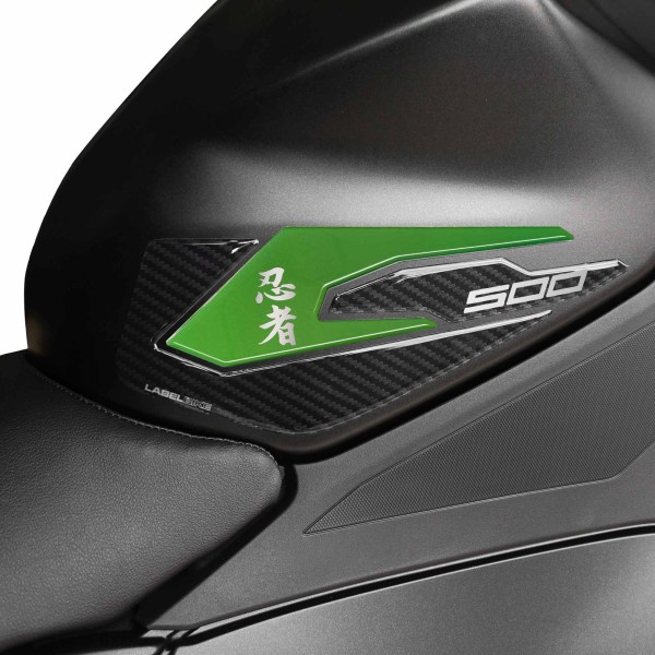 Tank Side Protectors Stickers compatible with Kawasaki Ninja 500 2024-26