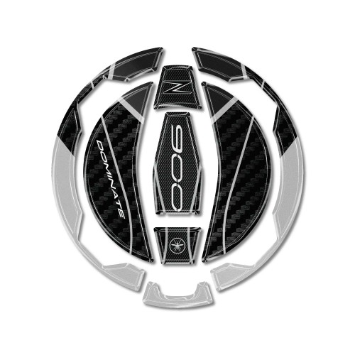                                             Autocollant 3D Bouchon de réservoir protection moto compatible avec Kawasaki Z900 2025-26
                                          