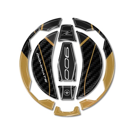 Sticker 3D Tank cap protection motorbike compatible with Kawasaki Z900 2025-26
