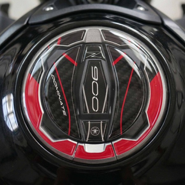 Adesivo 3D Protezione Tappo Serbatoio moto compatibile con Kawasaki Z900 2025-26