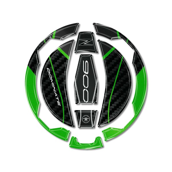 Adesivo 3D Protezione Tappo Serbatoio moto compatibile con Kawasaki Z900 2025-26
