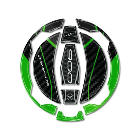 Sticker 3D Tank cap protection motorbike compatible with Kawasaki Z900 2025-26