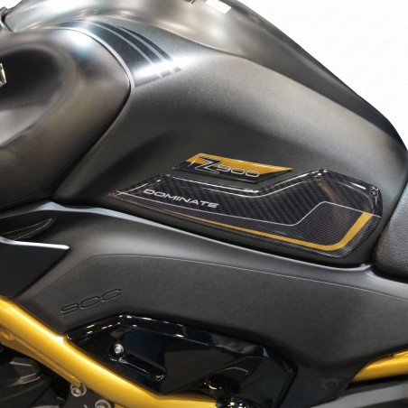 Protectores laterales de depósito de moto Pegatinas 3D compatibles con Kawasaki Z900 2026