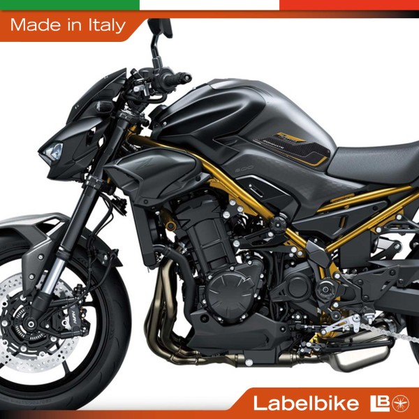 Motorbike Tank Side Protectors 3D Stickers compatible with Kawasaki Z900 2026