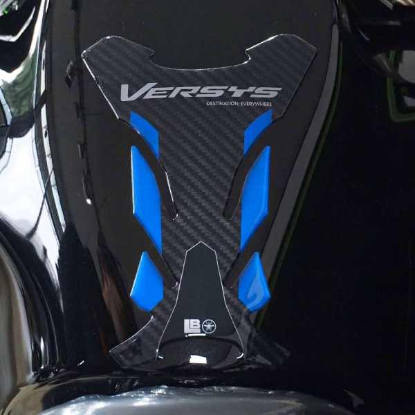 Adesivo 3D Paraserbatoio moto compatibile con Kawasaki Versys 650 2021-2026