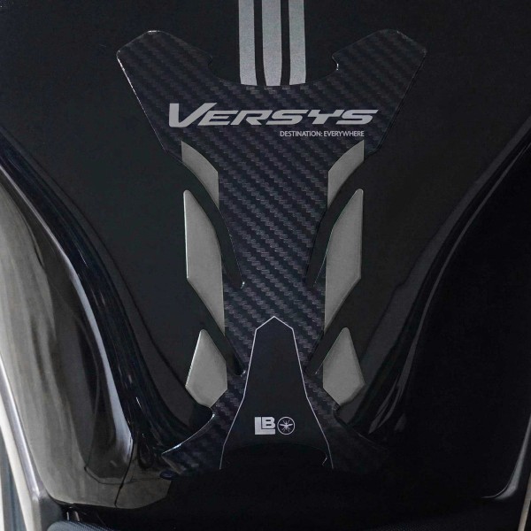 Adesivo 3D Paraserbatoio moto compatibile con Kawasaki Versys 650 2021-2026