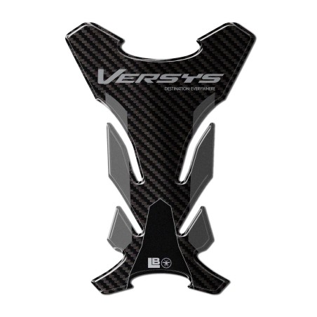 Adesivo 3D Paraserbatoio moto compatibile con Kawasaki Versys 650 2021-2026