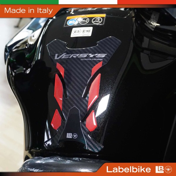 Adesivo 3D Paraserbatoio moto compatibile con Kawasaki Versys 650 2021-2026