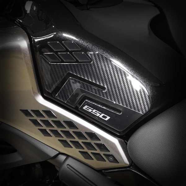 Adesivi 3D Laterali Serbatoio moto compatibili con Kawasaki Versys 650 2021-2026