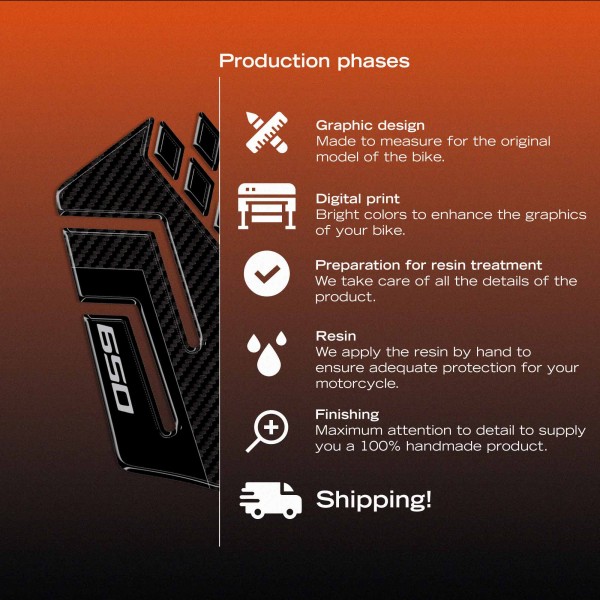 Adesivi 3D Laterali Serbatoio moto compatibili con Kawasaki Versys 650 2021-2026