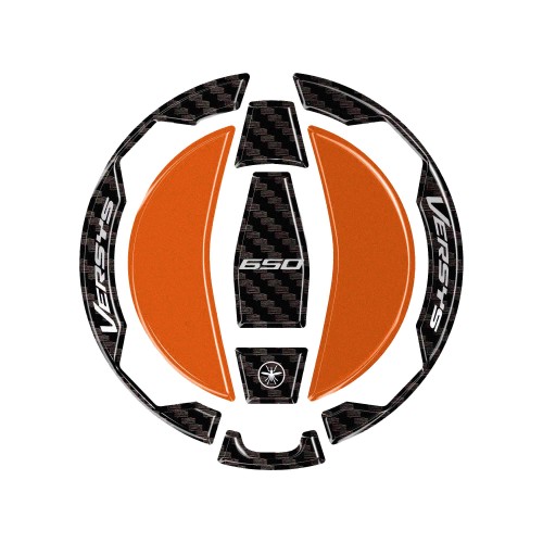                                             Adesivo 3D Tappo Serbatoio moto compatibile con Kawasaki Versys 650 2021-2026
                                          