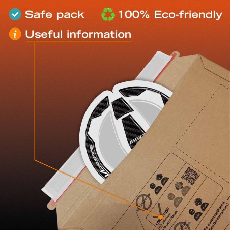 Adesivo 3D Tappo Serbatoio moto compatibile con Kawasaki Versys 650 2021-2026
