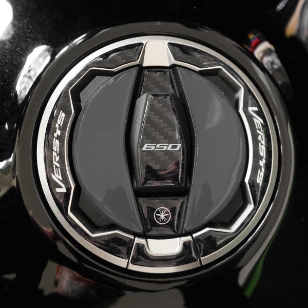 Adesivo 3D Tappo Serbatoio moto compatibile con Kawasaki Versys 650 2021-2026