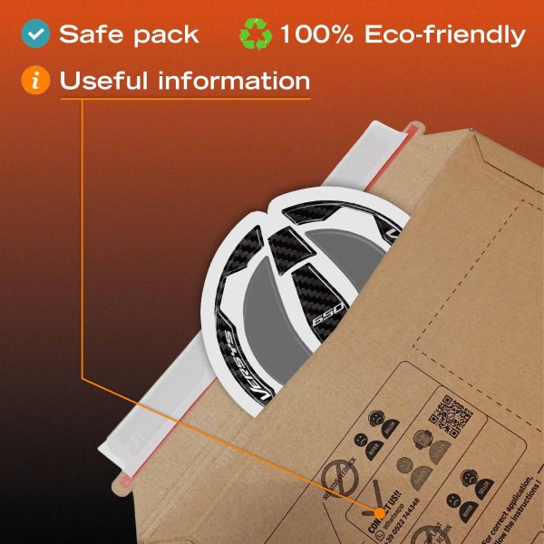 Adesivo 3D Tappo Serbatoio moto compatibile con Kawasaki Versys 650 2021-2026