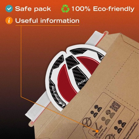 Adesivo 3D Tappo Serbatoio moto compatibile con Kawasaki Versys 650 2021-2026