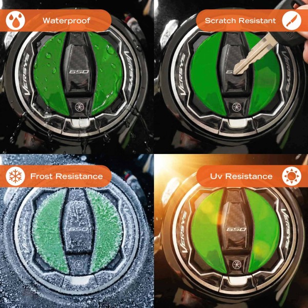 Adesivo 3D Tappo Serbatoio moto compatibile con Kawasaki Versys 650 2021-2026
