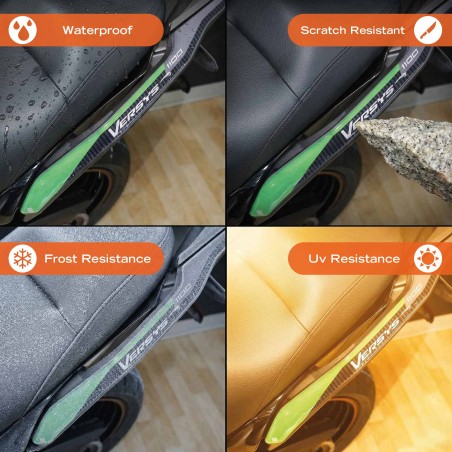 Protezioni Maniglie Adesivi 3D compatibili con Kawasaki Versys 1100 2025-2026