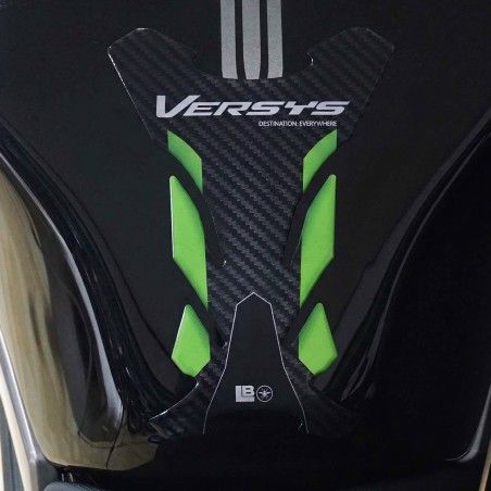 Adesivo 3D Paraserbatoio moto compatibile con Kawasaki Versys 1100 2025-2026