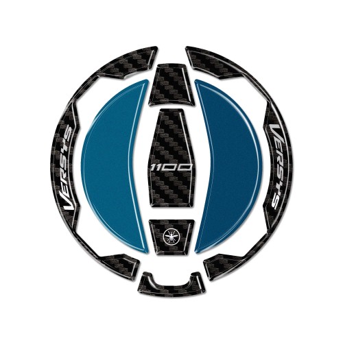                                             Adesivo 3D Tappo Serbatoio moto compatibile con Kawasaki Versys 1100 2025-2026
                                          