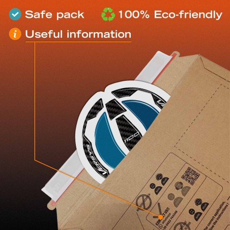 Adesivo 3D Tappo Serbatoio moto compatibile con Kawasaki Versys 1100 2025-2026