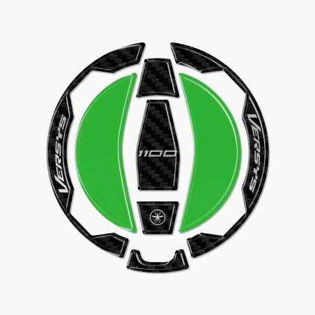 Adesivo 3D Tappo Serbatoio moto compatibile con Kawasaki Versys 1100 2025-2026