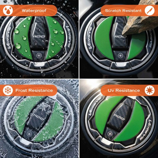 Adesivo 3D Tappo Serbatoio moto compatibile con Kawasaki Versys 1100 2025-2026