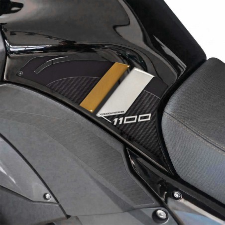 Adesivi 3D Laterali Serbatoio moto compatibili con Kawasaki Versys 1100 2025-26