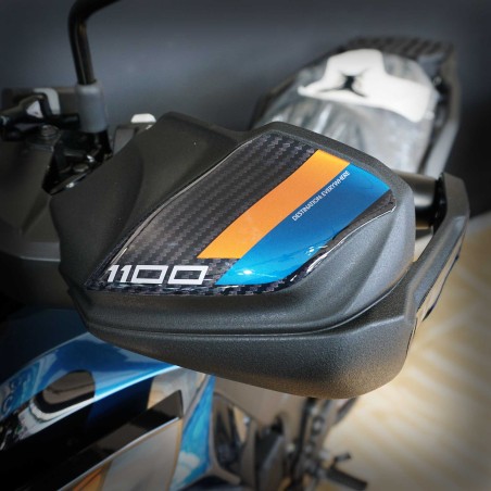 Adesivi 3D Protezioni Paramani moto compatibili con Kawasaki Versys 1100 2025-26