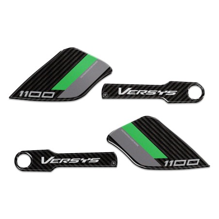 Adesivi 3D Protezioni Paramani moto compatibili con Kawasaki Versys 1100 2025-26