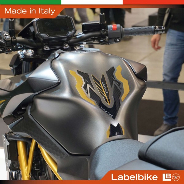 Adesivo 3D Protezione Paraserbatoio moto compatibile con Kawasaki Z650 2024-2026