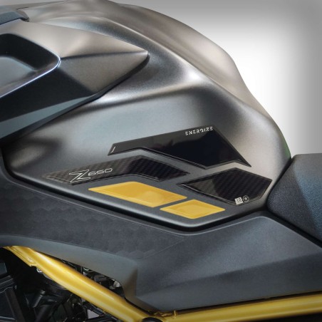 Protezioni 3D Laterali Serbatoio moto compatibili con Kawasaki Z650 2024-2026