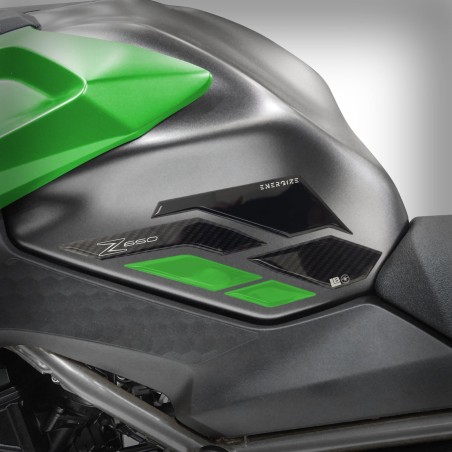 Protezioni 3D Laterali Serbatoio moto compatibili con Kawasaki Z650 2024-2026