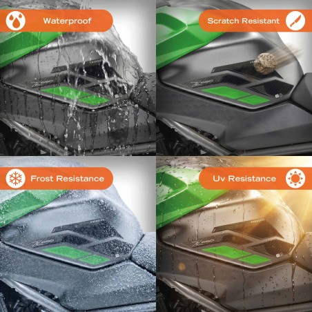 Protezioni 3D Laterali Serbatoio moto compatibili con Kawasaki Z650 2024-2026