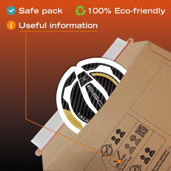 Adesivo Protezione Tappo Serbatoio moto compatibile con Kawasaki Z650 2025-2026